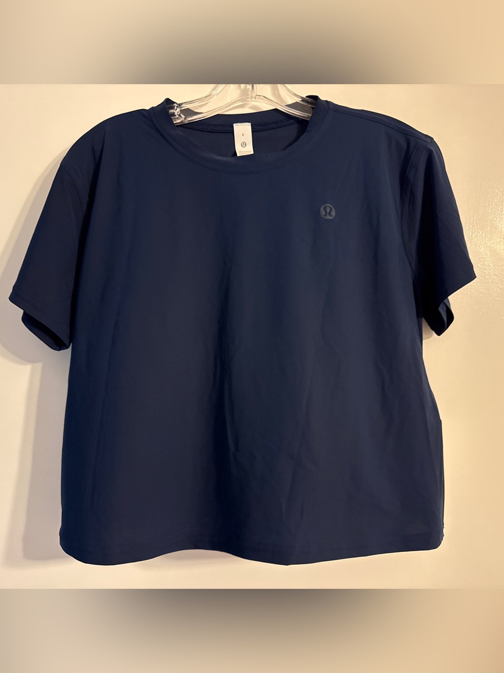 Lululemon Lightweight Tennis Crewneck Tshirt Size 8 - Club Blue